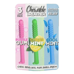 Chewable Breather Stick with Essential Oil for Aromatherapy on The Go natural focus
