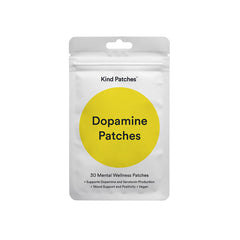 Kind Patches | Dopamine Patches | Mood Boost & Positivity Support | Plant-Based Formula with Rhodiola, Mucuna Pruiens and Lion's Mane Mushroom |