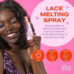 Lace Melting Spray for Ashy Lace - Sweat-Proof & Slay-Proof Haircare Spray 4.2 FL OZ 120 ML