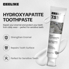 Fluoride-Free Hydroxyapatite Toothpaste | Enamel Repair & Fresh Breath | Gentle Mint Flavor | 4.23 oz Oral Care