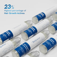 Rosemary Hair Growth Serum Roll On 25 ml – 3% Rosemary, 3% Redensyl & 2% Anagain | DHT-Blocking Scalp Serum Boosts Oxygen Flow, Reduces Hair Fall | Paraben/Sulfate-Free | Women & Men