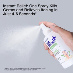 Tea Tree Oil Foot Sanitizer Spray for Dry Cracked Feet, Nail Fungus, Jock Itch, Ringworm, Cracked Heels, and Itchy Skin | Foot Spray