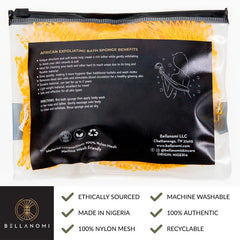 African Exfoliating Net Sponge, Ethically Sourced from Nigeria