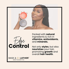 STRONG HOLD- THICK EDGES- EDGE CONTROL BASK AND LATHER Gel Haircare strong edge