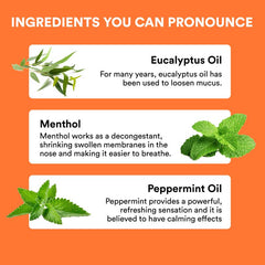 Nasal Stick (4 Pack) | Vapor Flow Technology | Better Breathing + Natural Focus | Cool Refreshing Sensation | Premium Essential Oils + Menthol Inhaler