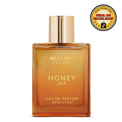 Luxury's Honey Oud | Eau de Parfum 100ml (3.4 fl oz) | Patchouli, Vanilla, Bergamot | Floral & Spicy | Made with Clean & Vegan Essentials Oils | Cruelty Free Fragrance Perfume