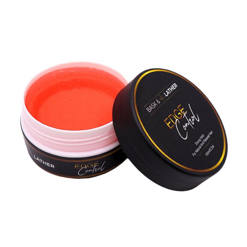 STRONG HOLD- THICK EDGES- EDGE CONTROL BASK AND LATHER Gel Haircare strong edge