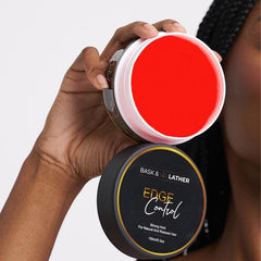 STRONG HOLD- THICK EDGES- EDGE CONTROL BASK AND LATHER Gel Haircare strong edge