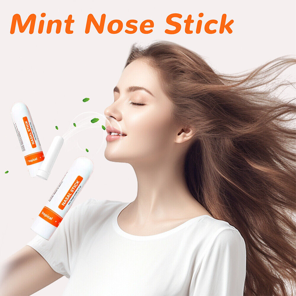 Nasal Stick (4 Pack) | Vapor Flow Technology | Better Breathing + Natural Focus | Cool Refreshing Sensation | Premium Essential Oils + Menthol Inhaler