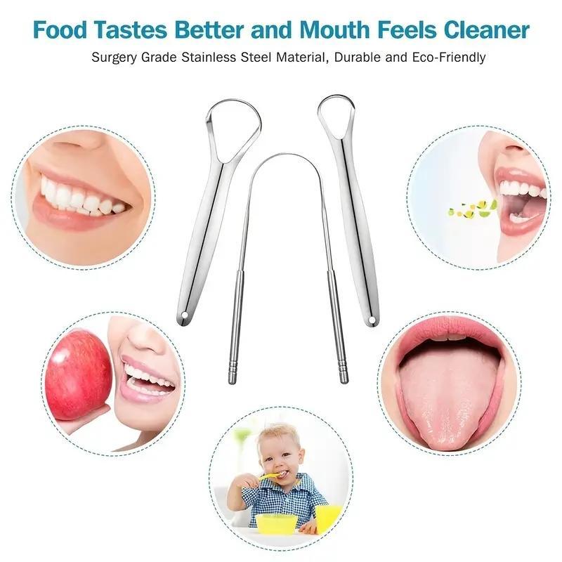 Durable Tongue Cleaning Kit | Tongue Cleaner for Both Adults and Kids