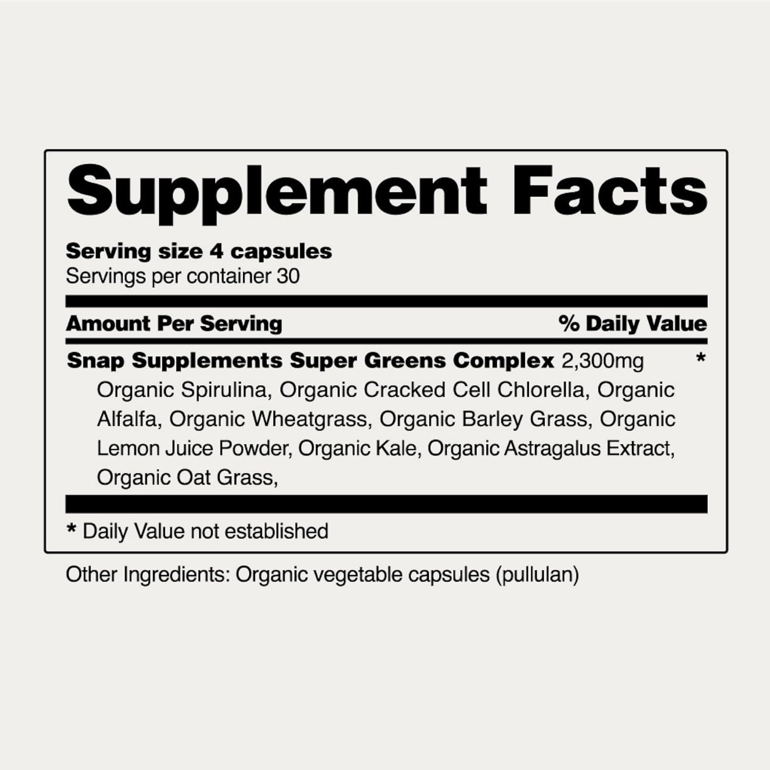 Supplements Organic Spirulina and Chlorella Capsules | Chlorophyll and Protein Rich Blue Green Algae Superfood Supplement for Energy and Immune Support, Vegan, Non GMO, Greens Blend, 120 Capsules