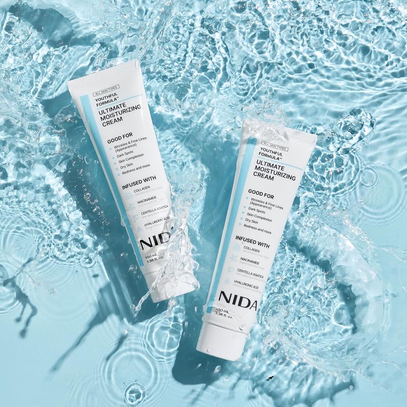 Youthful Formula Ultimate Moisturizing Cream (100mL) / Collagen, Niacinamide, Centella Asiatica, Hyaluronic Acid / Wrinkles, Dark Spots, Skincare