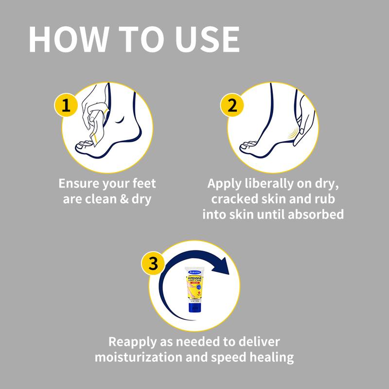 Aavini Intense Foot Cream - Repairs Cracked Skin, Antibacterial and Deodorizing, Removes and Softens Calluses, For All Skin Types, Moisturizing Foot Lotion