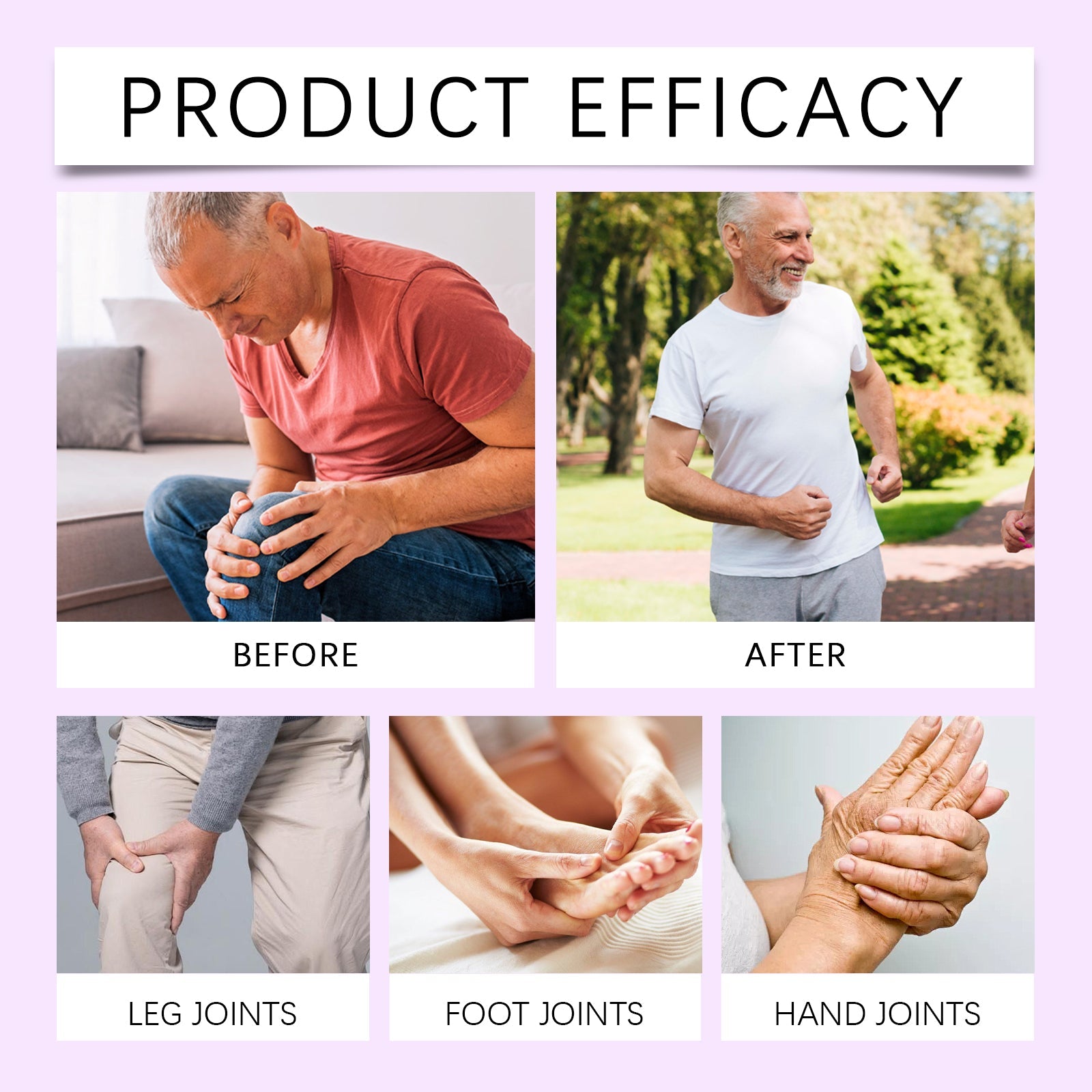 Soothing Pain Relief Massage Gel, Throughout The Body, Soothes Knees, Lumbar, Neck, Hands, and Feet