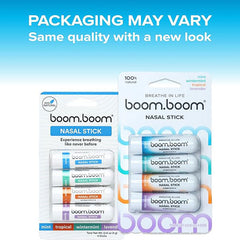 Nasal Stick (4 Pack) | Vapor Flow Technology | Better Breathing + Natural Focus | Cool Refreshing Sensation | Premium Essential Oils + Menthol Inhaler